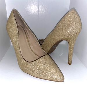 Champagne gold heels